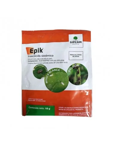 Epik 10grs insecticida sistémico para pulgones, escarabajo y mosca blanca.