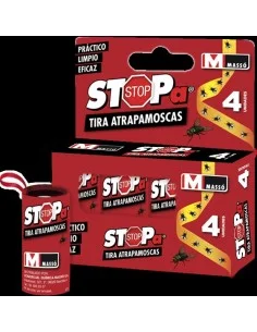 Stop tira atrapamoscas 4 unidades