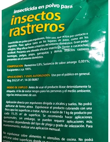INSECTICIDA EN POLVO RASTREROS FERTIBERIA 1 KG