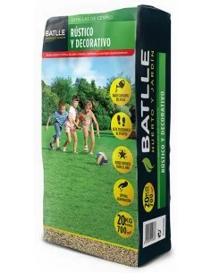 CESPED RUSTICO Y DECORATIVO 20KG BATLLE