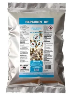 Paparrin 1kg insecticida en polvo contra hormigas, chinches, pulgas, garrapatas...