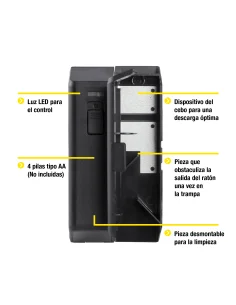 TRAMPA ELECTRICA RATONES PROTECT HOME 2