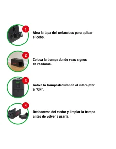TRAMPA ELECTRICA RATAS PROTECT HOME 2