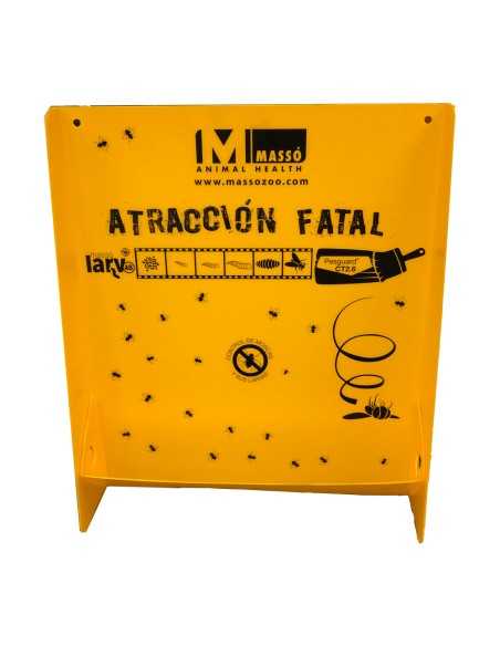 PANEL AMARILLO ATRACCION MOSCAS