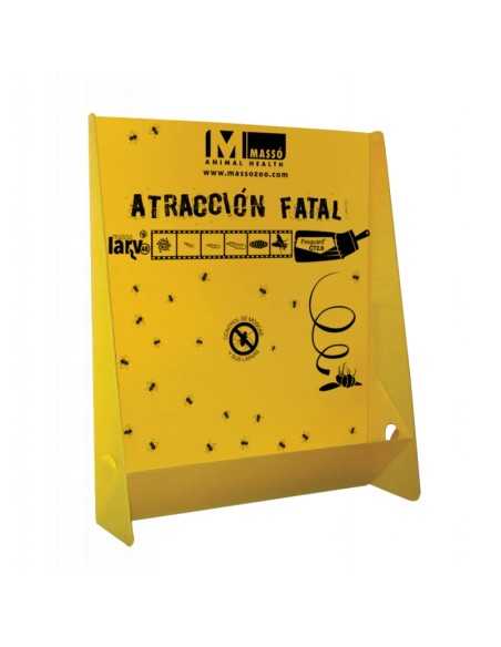 PANEL AMARILLO ATRACCION MOSCAS