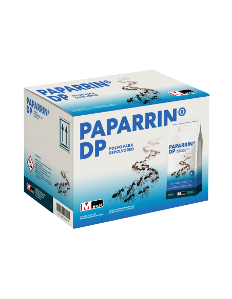Paparrin 5k polvo insecticida contra hormigas, pulgas, garrapatas...